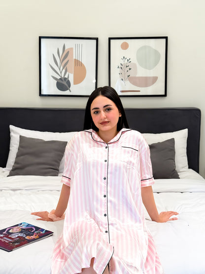 Victoria — Satin Night Shirt
