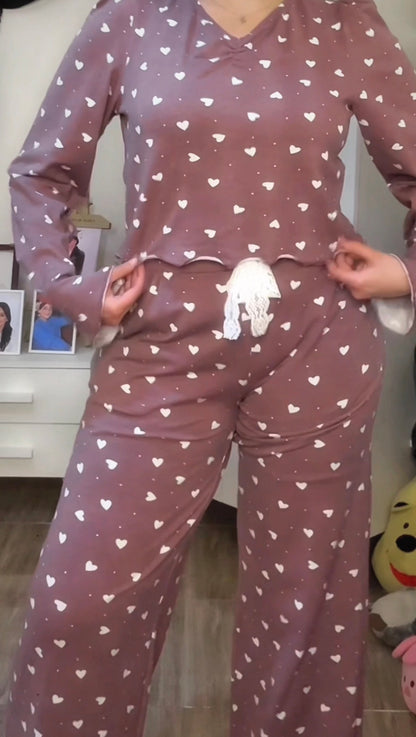 Purple Flirt pajama set
