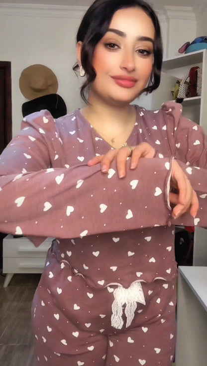 Purple Flirt pajama set