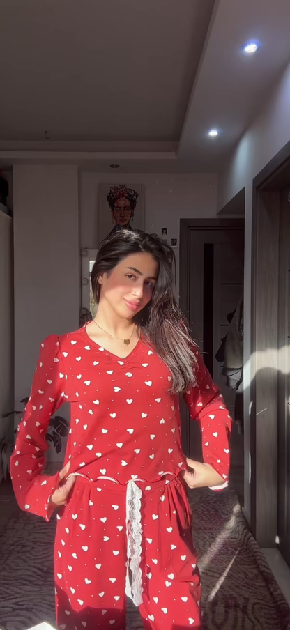 Red Flirt pajama set