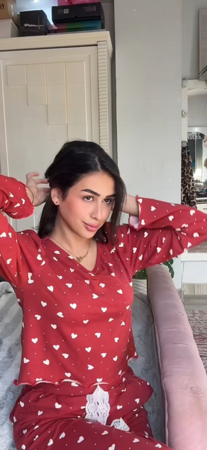 Red Flirt pajama set